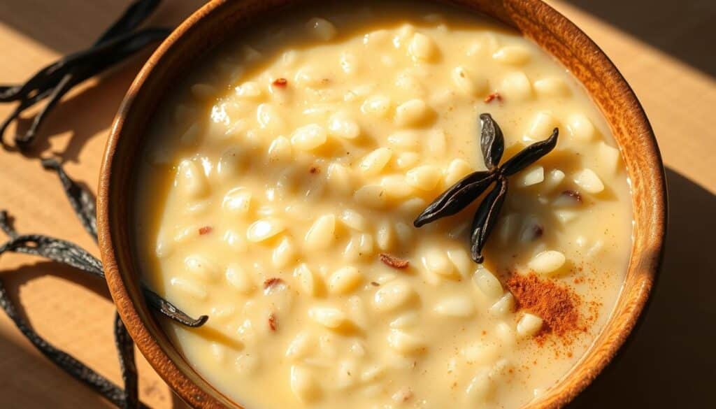 riz au lait à la vanille